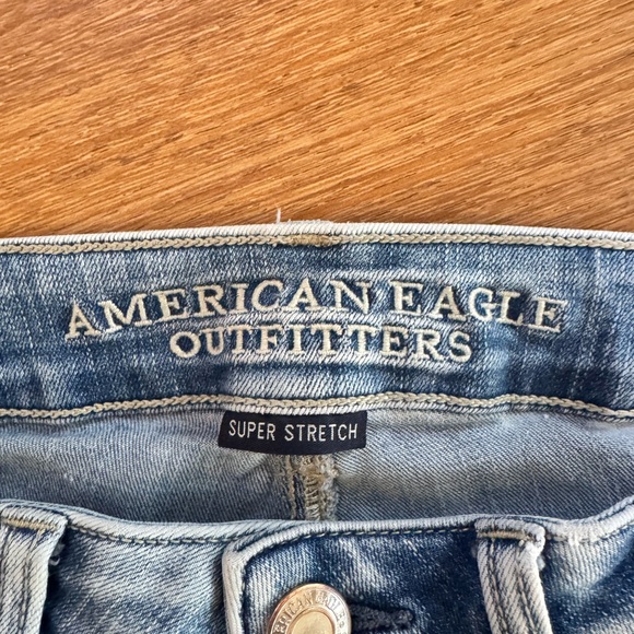 American Eagle Outfitters Light Blue Skinny Jeans Size 6 L - Picture 7 of 12